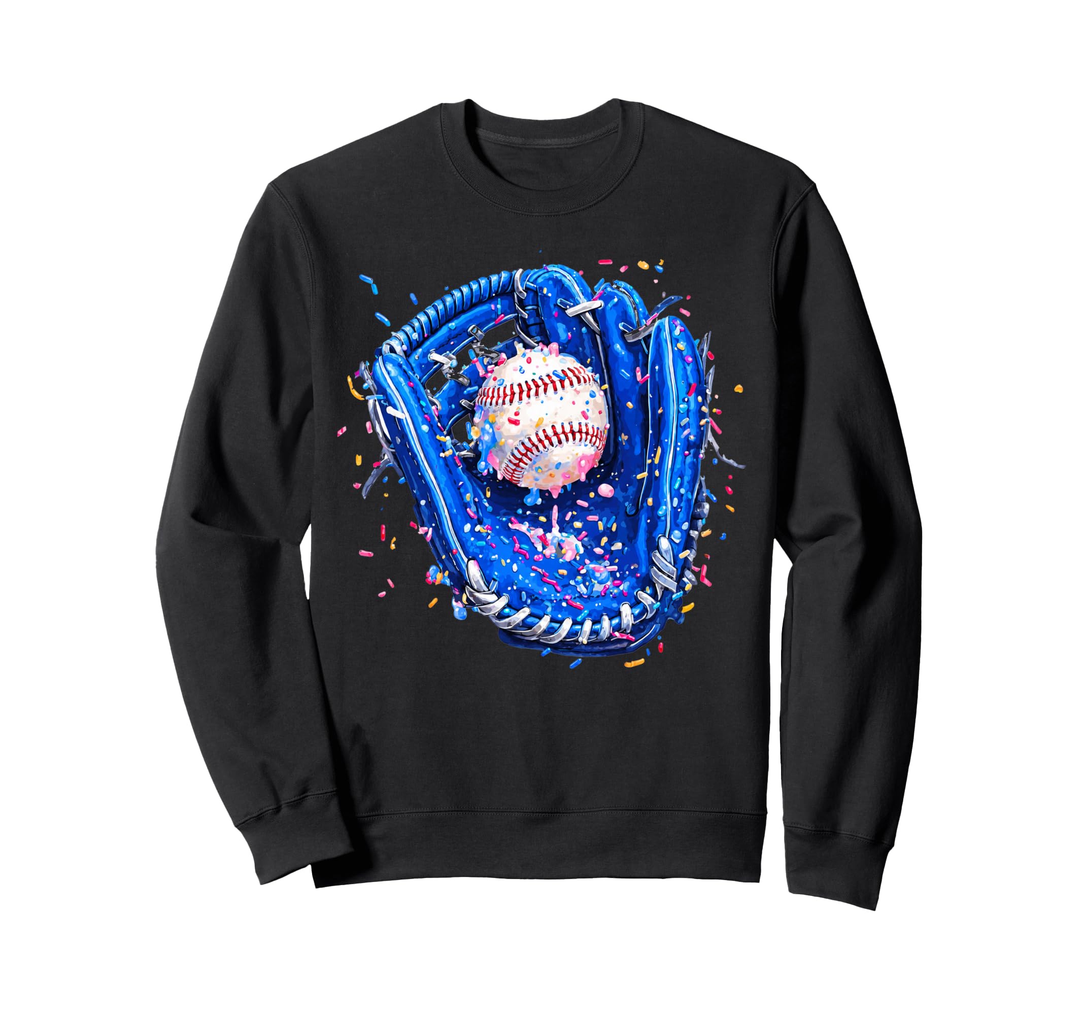 Baseball Ice Cream Baseballs Stuff Sweatshirt - Trendy Graphic Men Women - T-Shirt, Sweatshirt, Hoodie