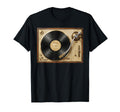 Anatomy Vinyl Record Player Turntable T-Shirt - Minimalist Print Men Women - T-Shirt, Sweatshirt, Hoodie