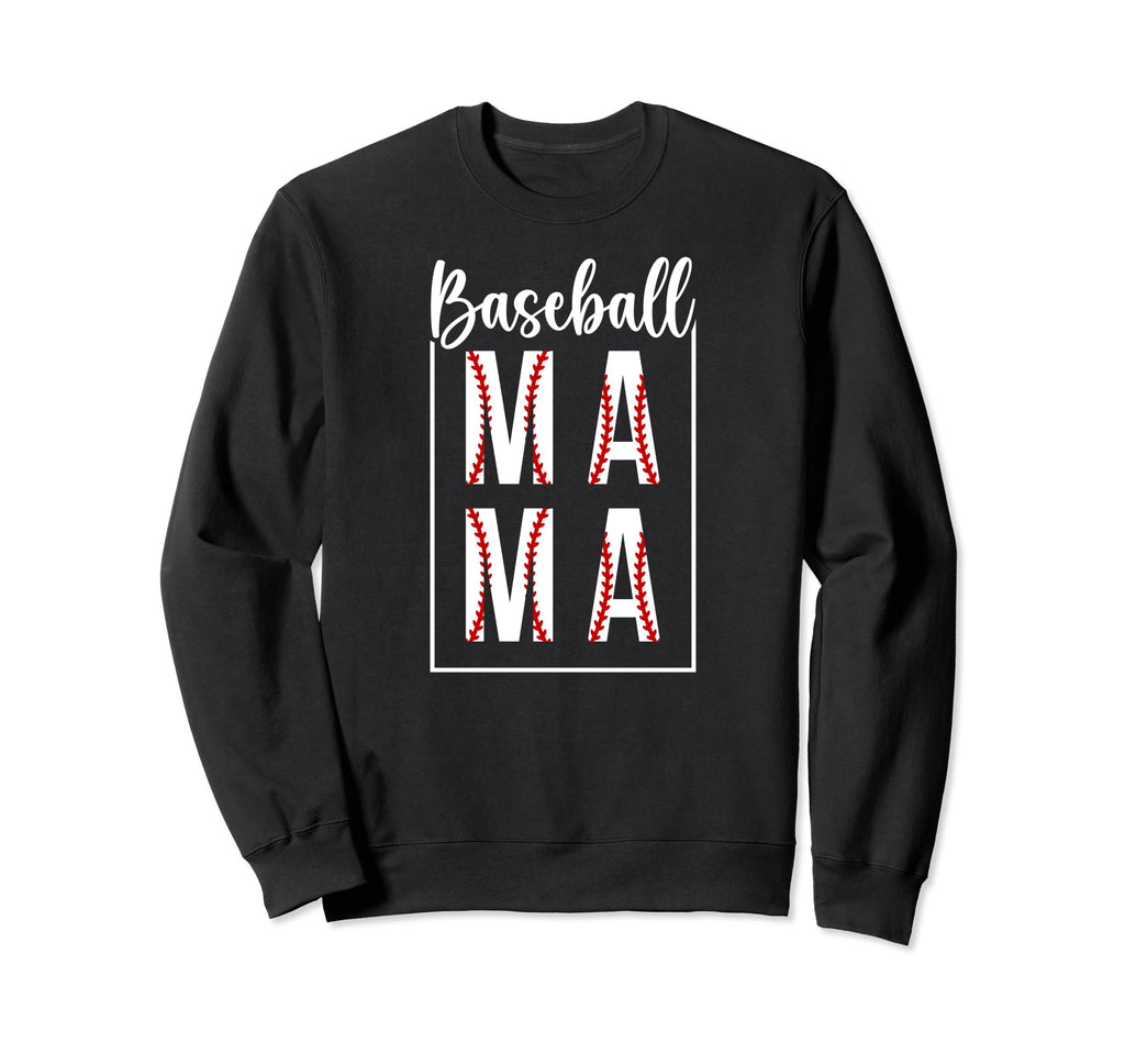Baseball Mama Baseball Mom Baseball Sweatshirt - Novelty Apparel Unisex - T-Shirt, Sweatshirt, Hoodie