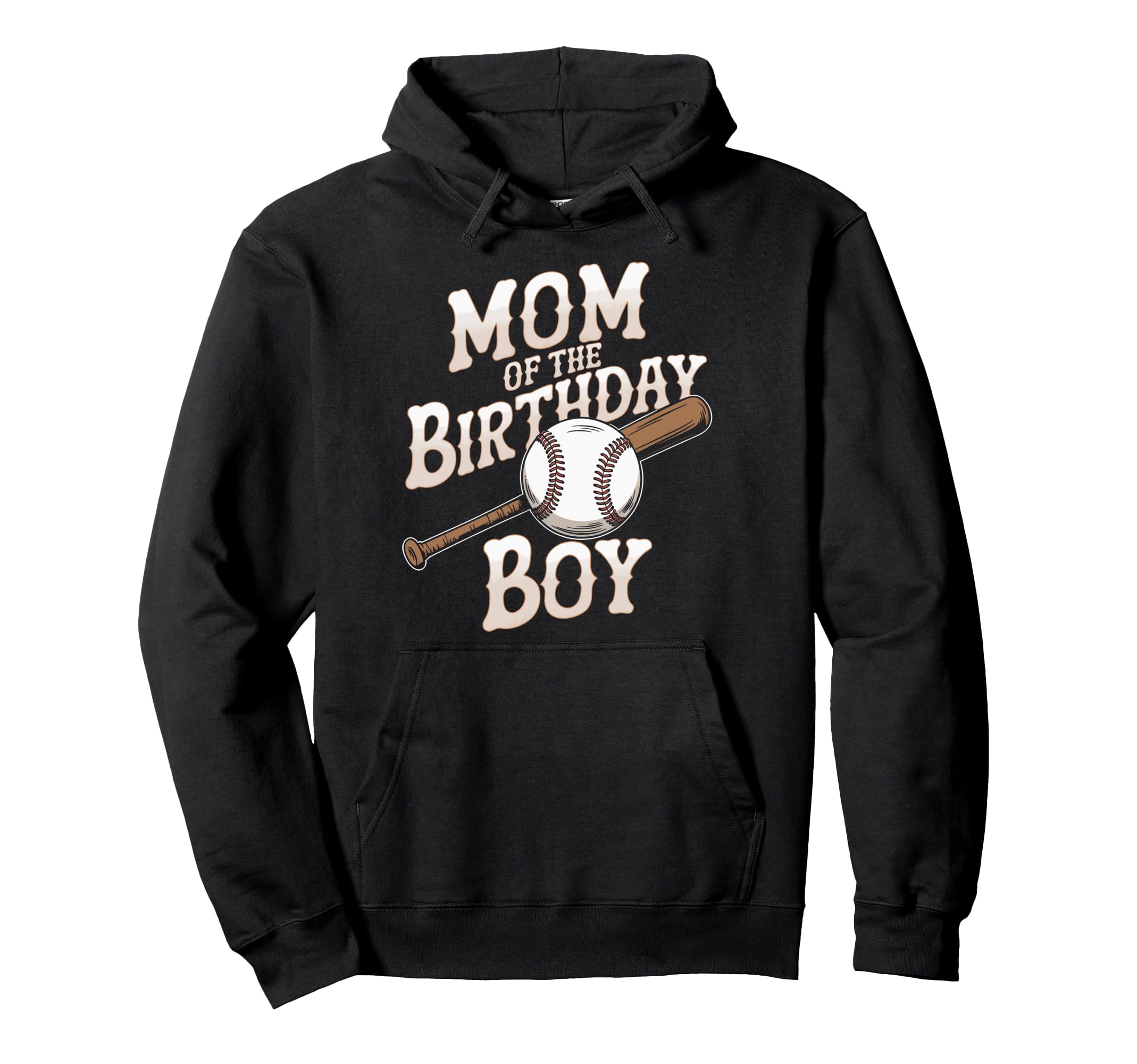 Mom Birthday Baseball Birthday Hoodie - Fun Novelty Design for Adults - T-Shirt, Sweatshirt, Hoodie