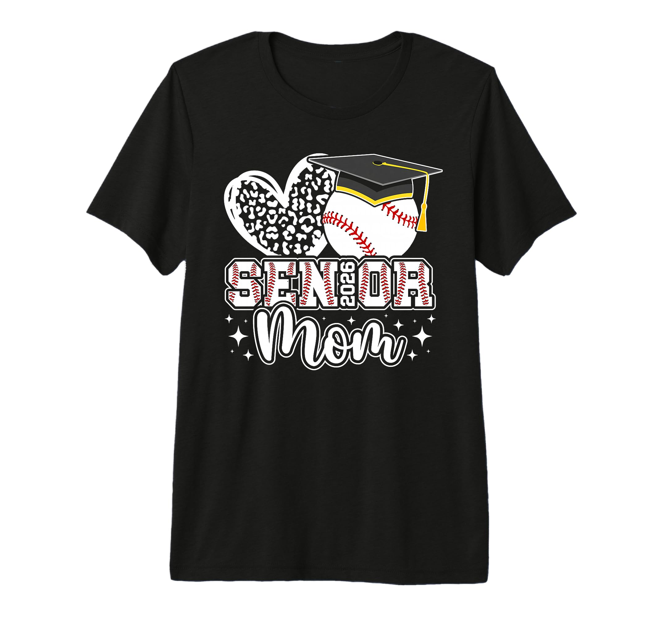 Baseball Senior Mom 2026 Baseball T-Shirt - Aesthetic Graphic Unisex - T-Shirt, Sweatshirt, Hoodie