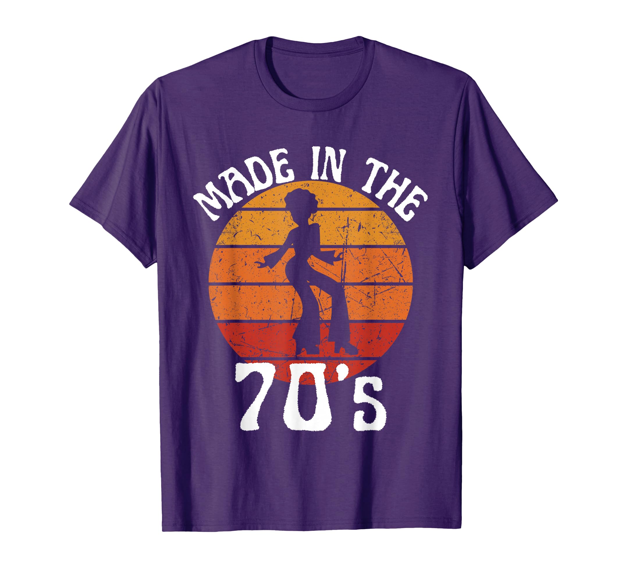 Made 70S Womens Black Afro African T-Shirt - Fun Novelty Design Unisex - T-Shirt, Sweatshirt, Hoodie
