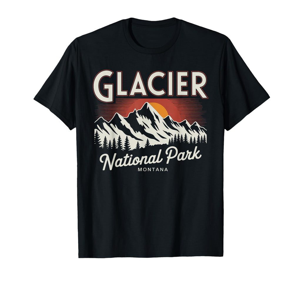 Glacier National Park Montana Usa T-Shirt - Streetwear Style for Adults - T-Shirt, Sweatshirt, Hoodie