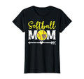 Softball Mom Leopard Funny Baseball T-Shirt - Minimalist Print Men Women - T-Shirt, Sweatshirt, Hoodie