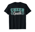 Loud Proud Cheer Coach Teal Pom Poms T-Shirt - Graphic Print Men Women - T-Shirt, Sweatshirt, Hoodie