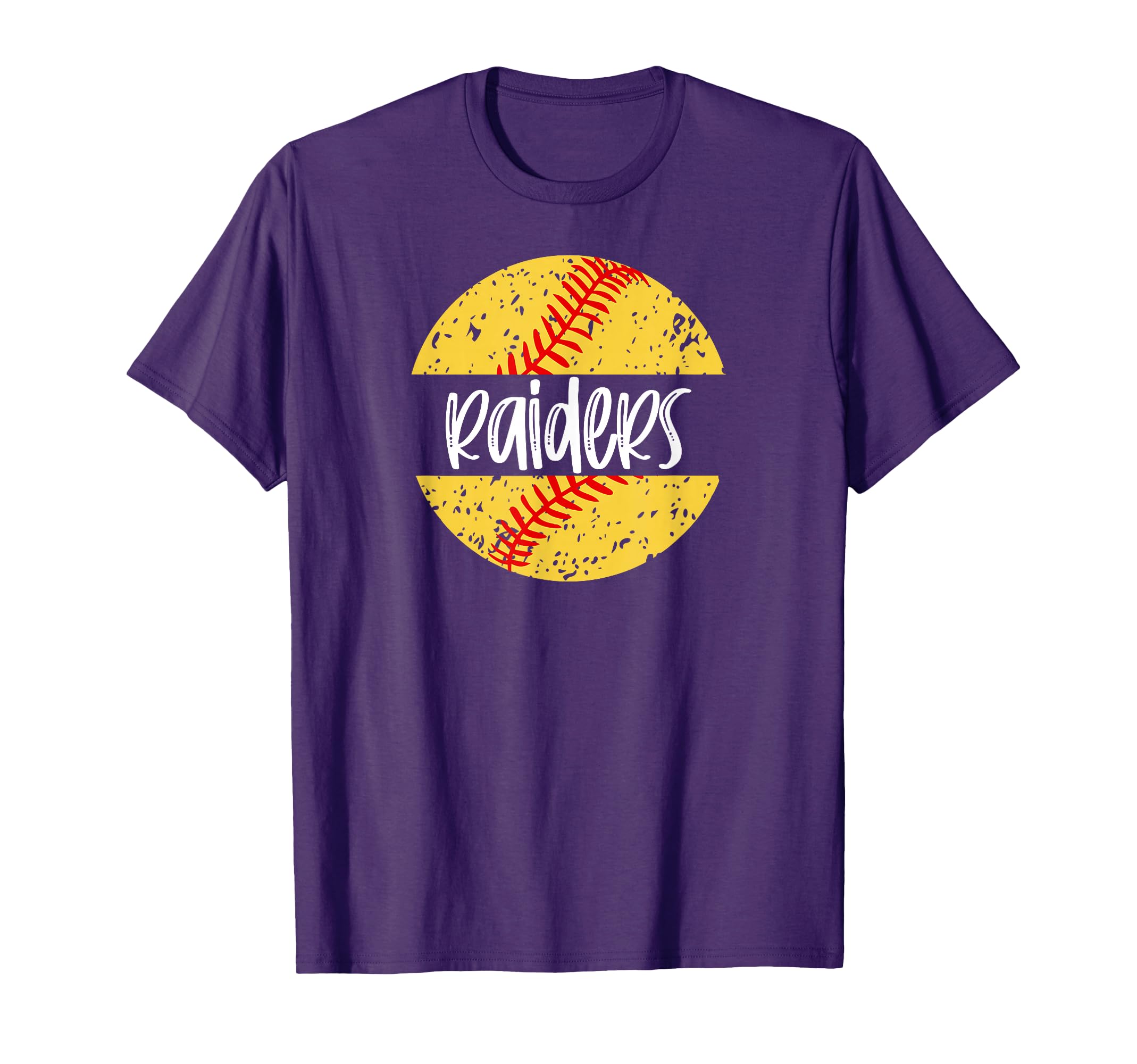 Raiders Softball Team Mascot School T-Shirt - Minimalist Print Men Women - T-Shirt, Sweatshirt, Hoodie
