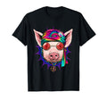 Tie Dye Hippie Pig Hippiness Peace Love T-Shirt - Graphic Print for Adults - T-Shirt, Sweatshirt, Hoodie