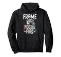 Photo Camera Photographer Flash Hoodie - Fun Novelty Design Men Women - T-Shirt, Sweatshirt, Hoodie