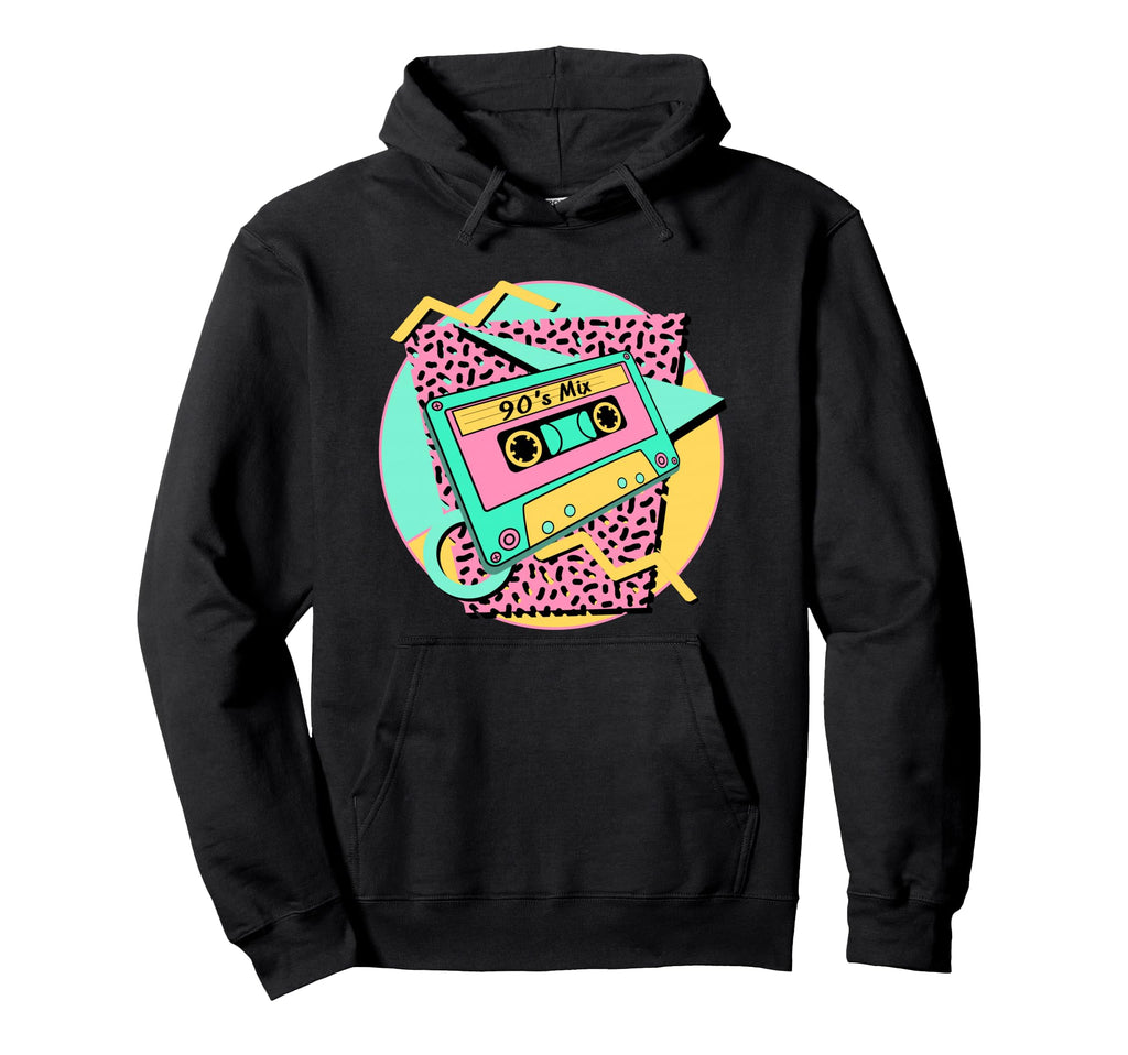 90S Outfit 90S Aesthetic Cassette Hoodie - Novelty Apparel for Adults - T-Shirt, Sweatshirt, Hoodie