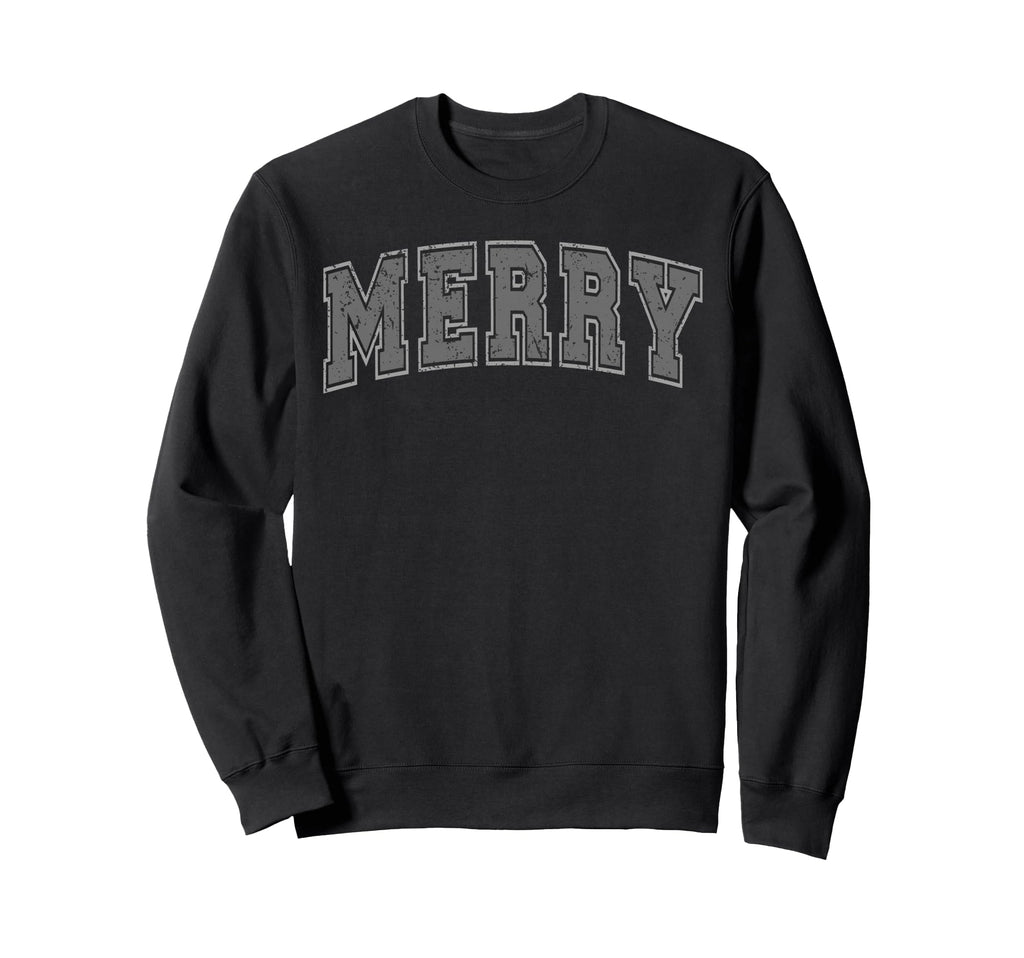 Merry Varsity Womens Sweatshirt - Fun Novelty Design for Adults - T-Shirt, Sweatshirt, Hoodie