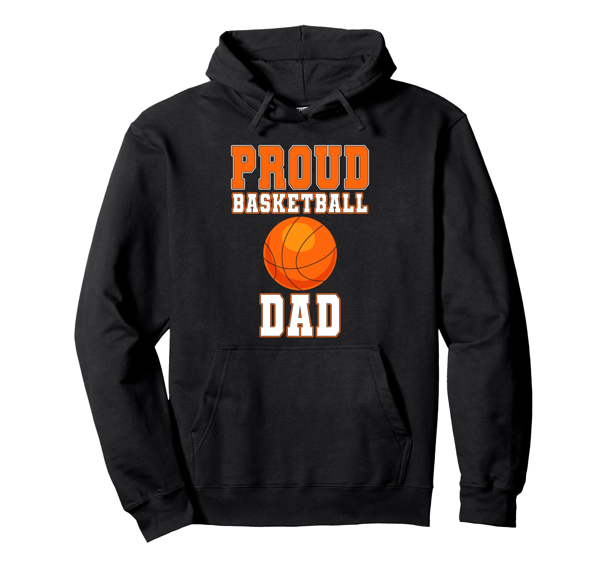 Proud Basketball Dad Game Day Sports Hoodie - Custom Art Print Unisex - T-Shirt, Sweatshirt, Hoodie