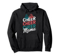 Cheer Mom Mother Bow Cheerleader Game Hoodie - Graphic Print for Adults - T-Shirt, Sweatshirt, Hoodie