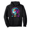 Aesthetic Vaporwave Sci Fi Hoodie - Fun Novelty Design for Adults - T-Shirt, Sweatshirt, Hoodie