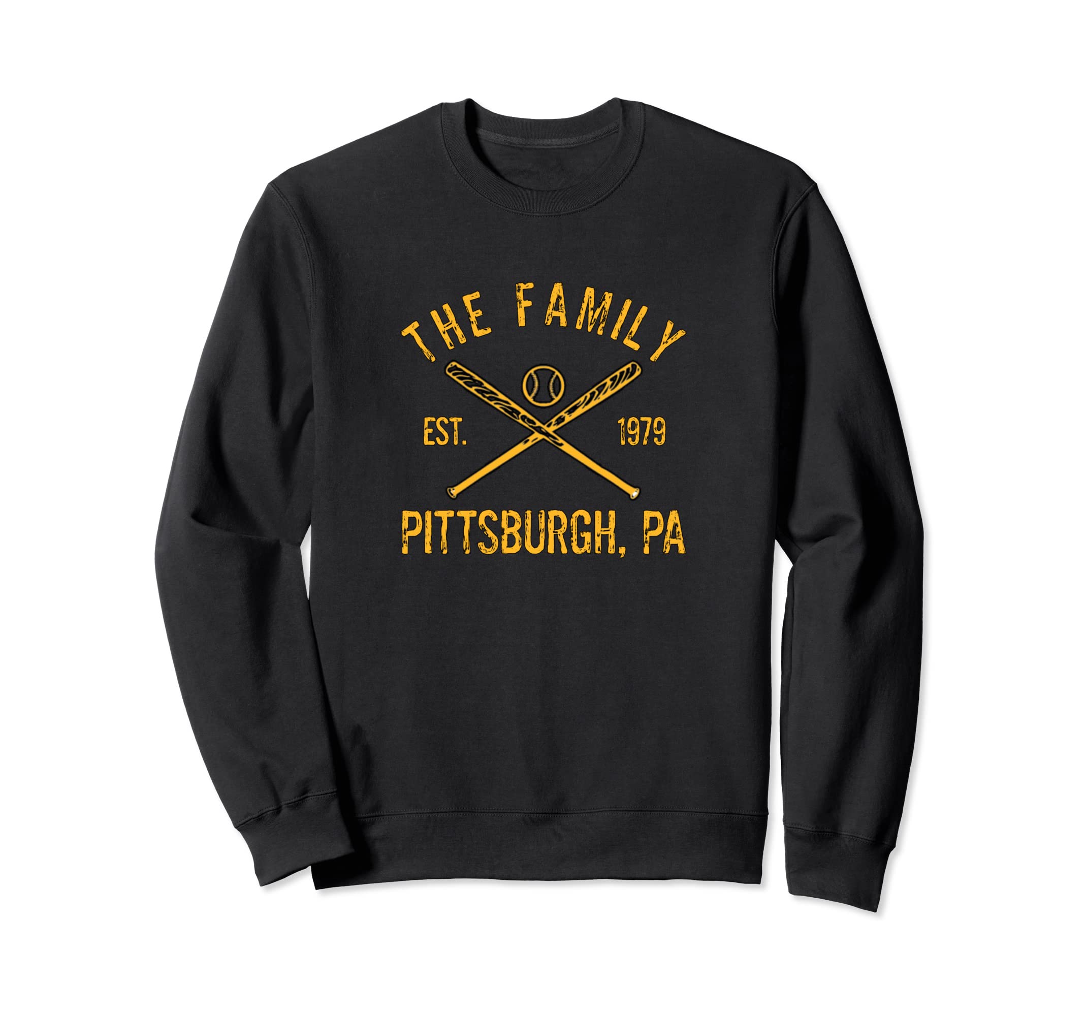 Pittsburgh Family Baseball Sweatshirt - Minimalist Print Men Women - T-Shirt, Sweatshirt, Hoodie