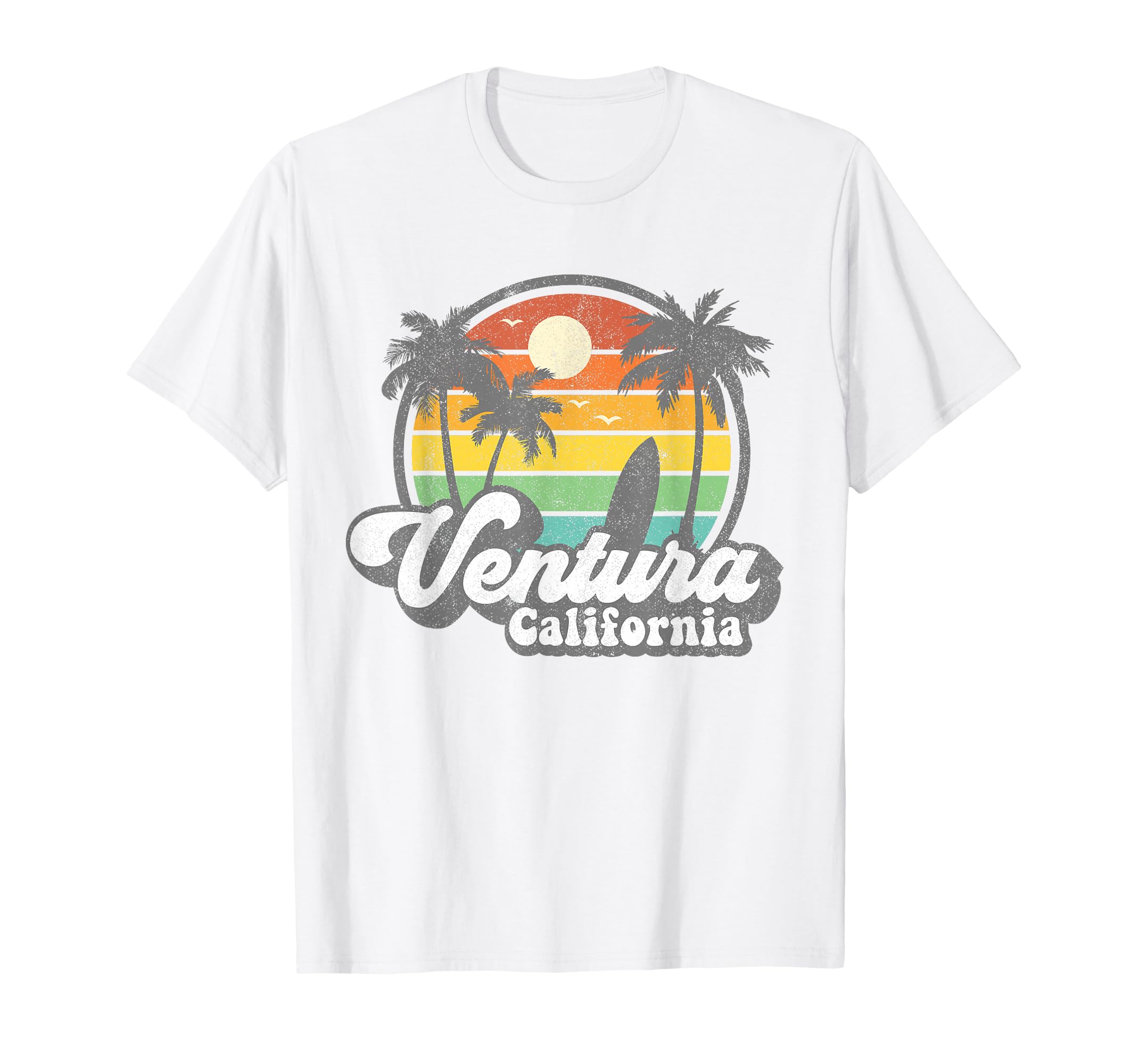 Ventura Beach California Ca Surfing T-Shirt - Fun Novelty Design Unisex - T-Shirt, Sweatshirt, Hoodie