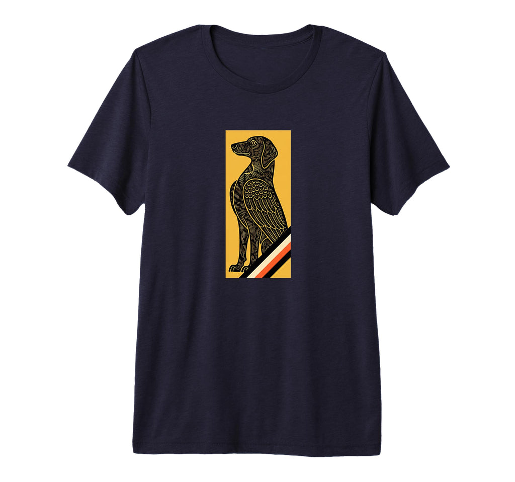 Dog Wings Illustration Dog Lover T-Shirt - Casual Everyday Wear Unisex - T-Shirt, Sweatshirt, Hoodie