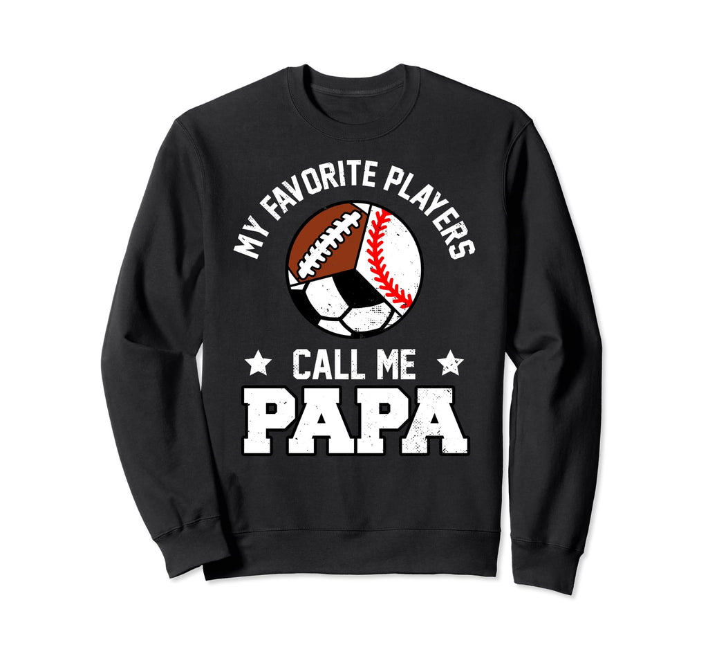 My Favorites Baseball Soccer Football Sweatshirt - Unique Graphic Unisex - T-Shirt, Sweatshirt, Hoodie