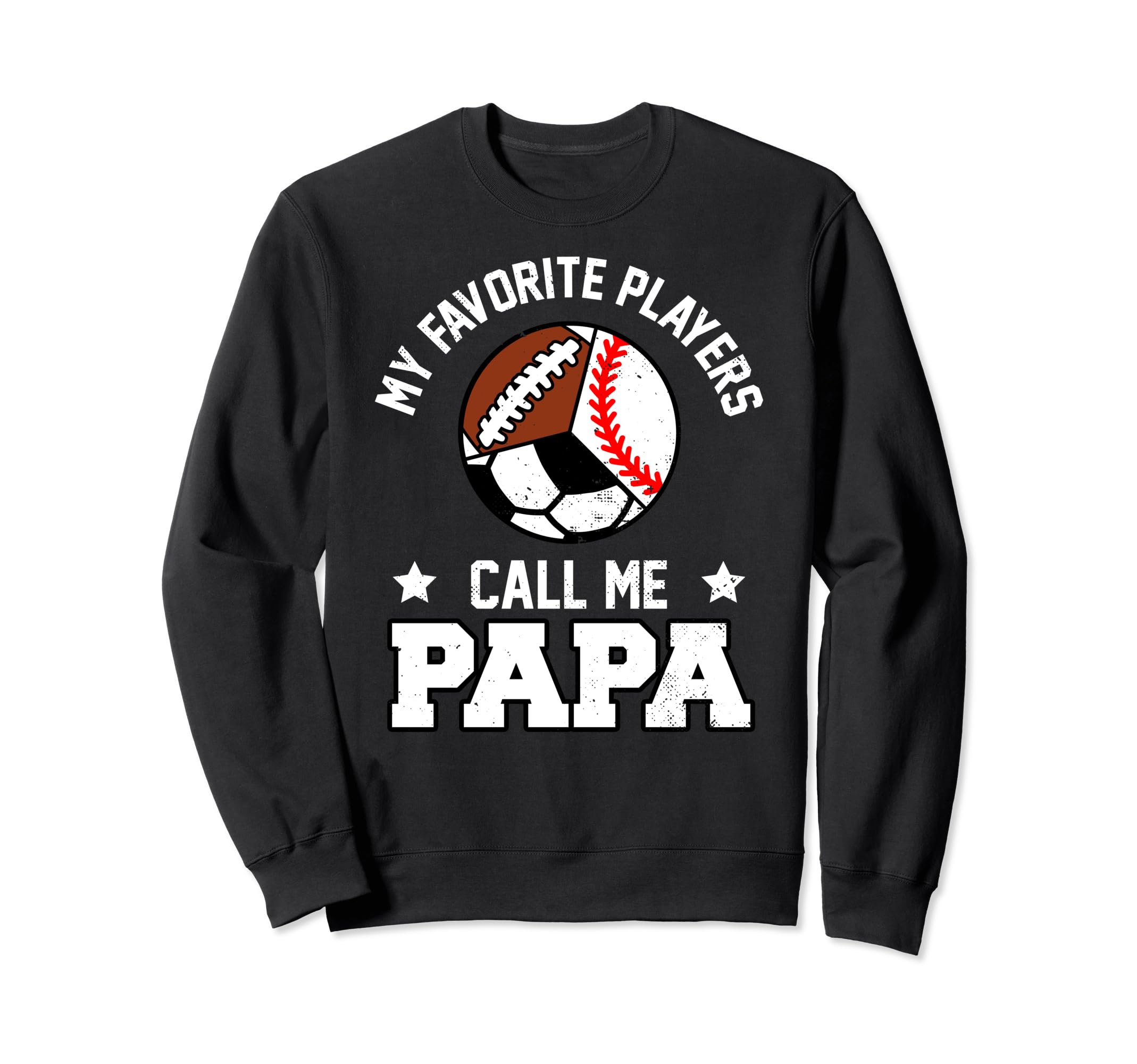 My Favorites Baseball Soccer Football Sweatshirt - Unique Graphic Unisex - T-Shirt, Sweatshirt, Hoodie