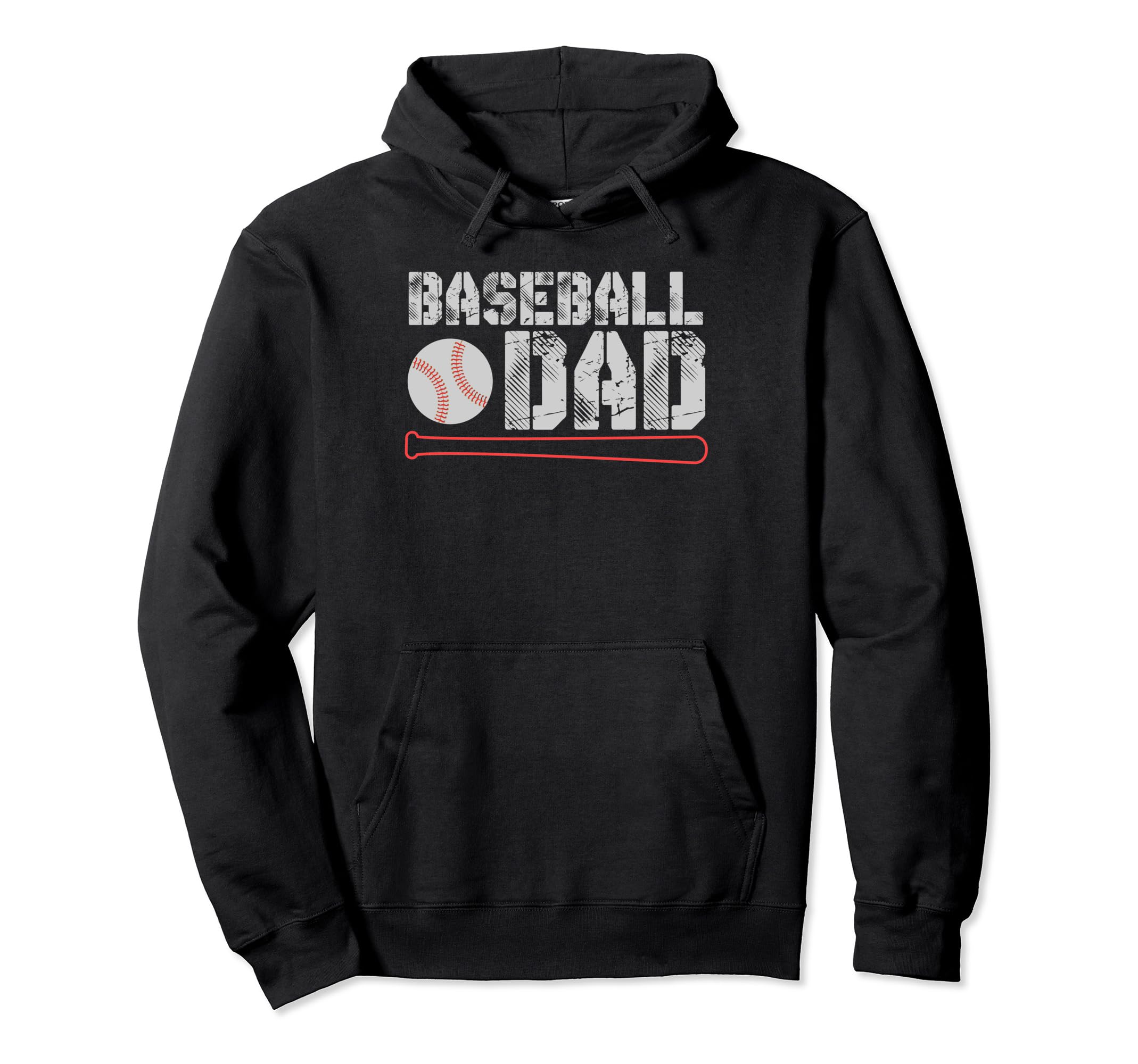 Baseball Dad Family Hero Coach Fathers Hoodie - Streetwear Style Men Women - T-Shirt, Sweatshirt, Hoodie