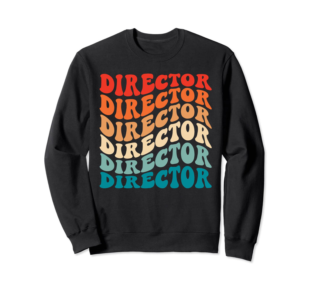 Groovy 70S Movie Director Funny Boho Sweatshirt - Unique Graphic Unisex - T-Shirt, Sweatshirt, Hoodie