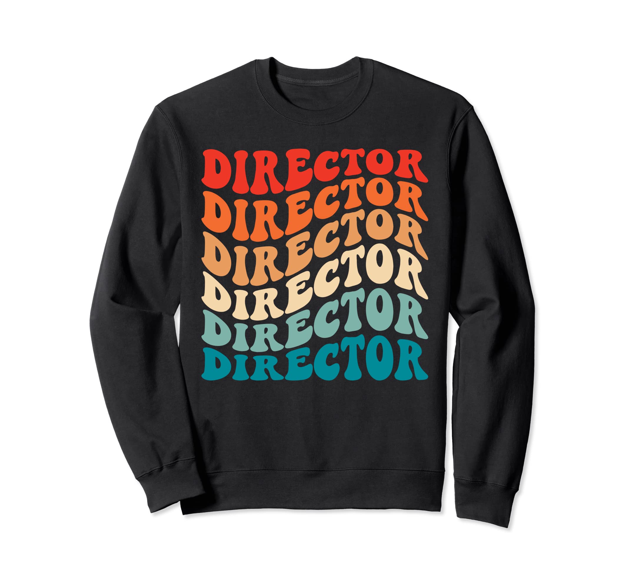 Groovy 70S Movie Director Funny Boho Sweatshirt - Unique Graphic Unisex - T-Shirt, Sweatshirt, Hoodie