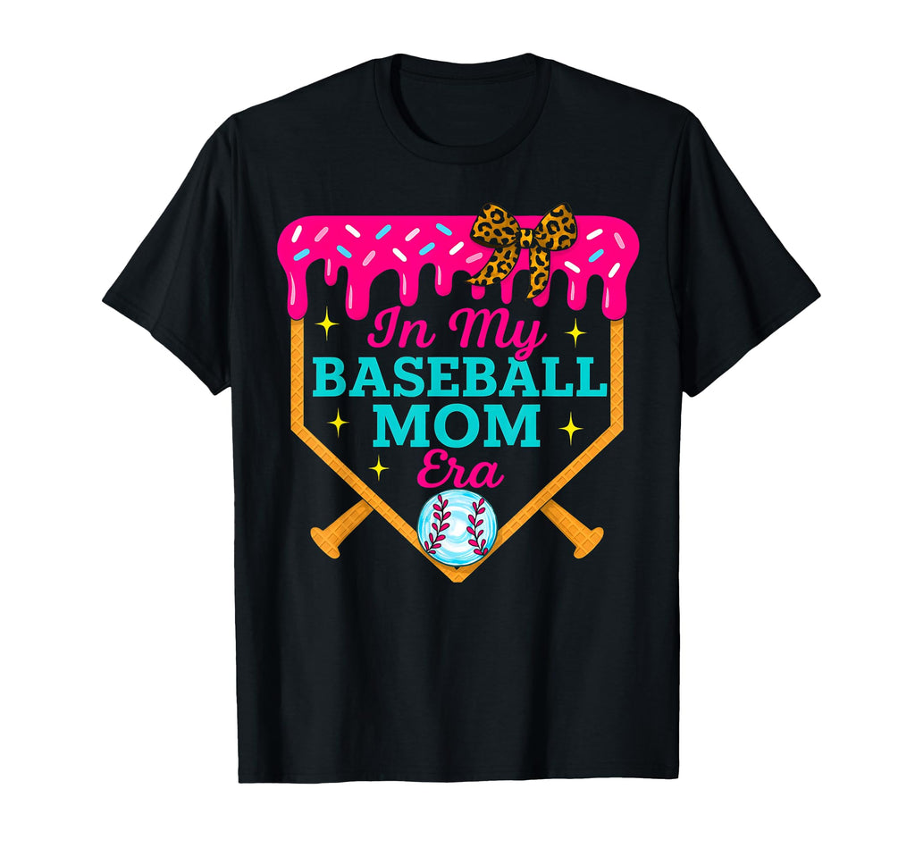My Baseball Mama Era Ice Cream Drip T-Shirt - Graphic Print Men Women - T-Shirt, Sweatshirt, Hoodie