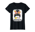Mamaw Life Messy Bun Baseball Mom Mothers T-Shirt - Graphic Print Unisex - T-Shirt, Sweatshirt, Hoodie