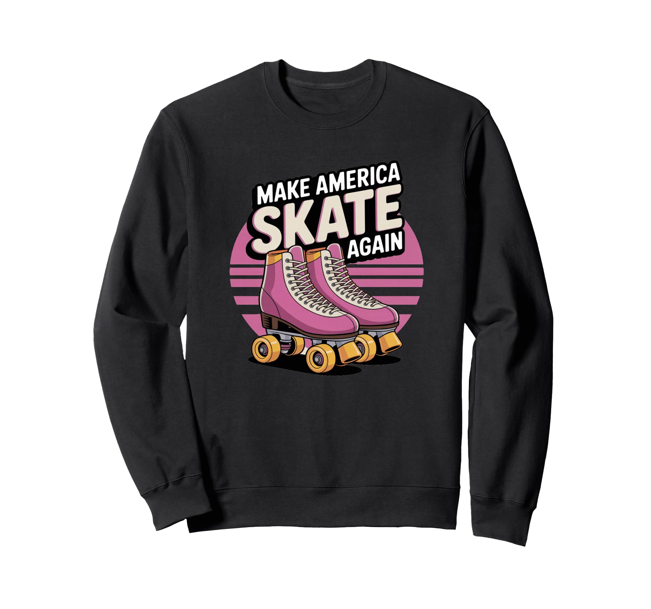 Funny Make America Skate Again Sweatshirt - Minimalist Print Men Women - T-Shirt, Sweatshirt, Hoodie