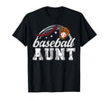 Baseball Aunt Proud Auntie Baseball T-Shirt - Novelty Apparel Men Women - T-Shirt, Sweatshirt, Hoodie