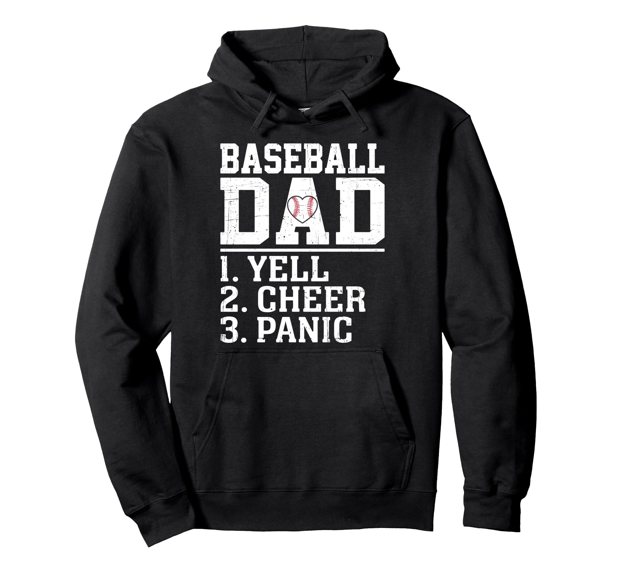 Baseball Dad Parent Player Family Hoodie - Custom Art Print for Adults - T-Shirt, Sweatshirt, Hoodie