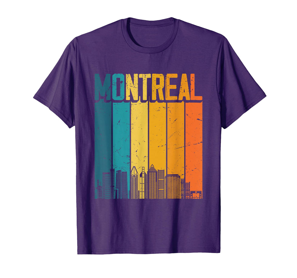 Montreal Canada Sunset Skyline Montreal T-Shirt - Trendy Graphic for Adults - T-Shirt, Sweatshirt, Hoodie