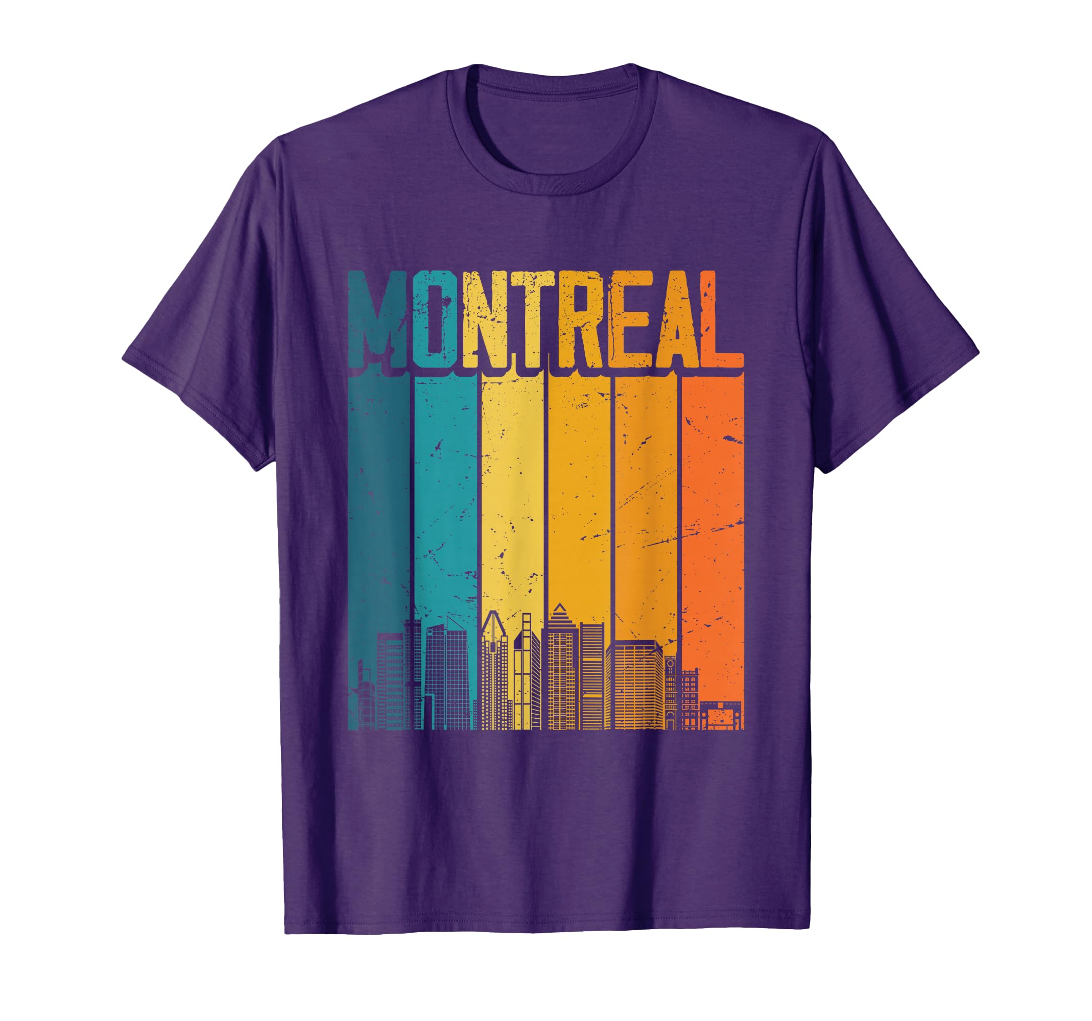 Montreal Canada Sunset Skyline Montreal T-Shirt - Trendy Graphic for Adults - T-Shirt, Sweatshirt, Hoodie