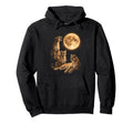 Cougar Mountain Lion Moon Howling Nature Hoodie - Graphic Print for Adults - T-Shirt, Sweatshirt, Hoodie