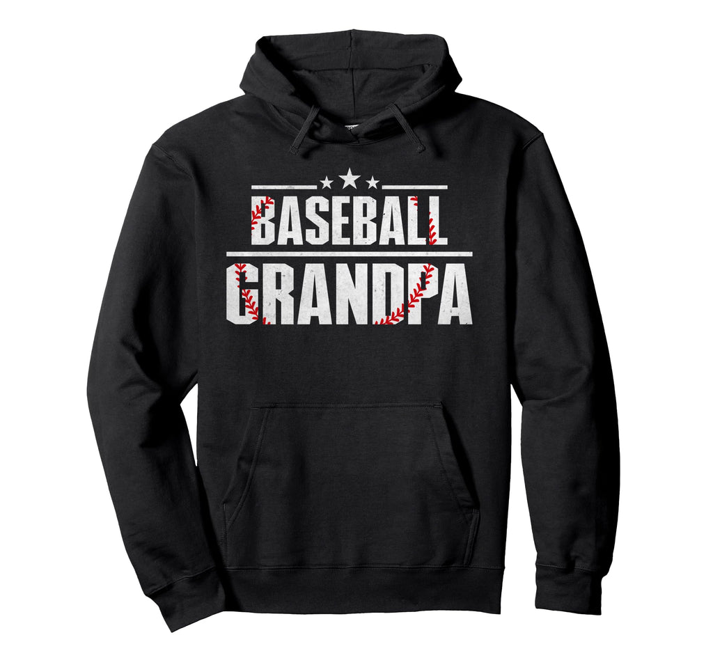 Baseball Grandpa Proud Sports Fan Hoodie - Aesthetic Graphic Men Women - T-Shirt, Sweatshirt, Hoodie
