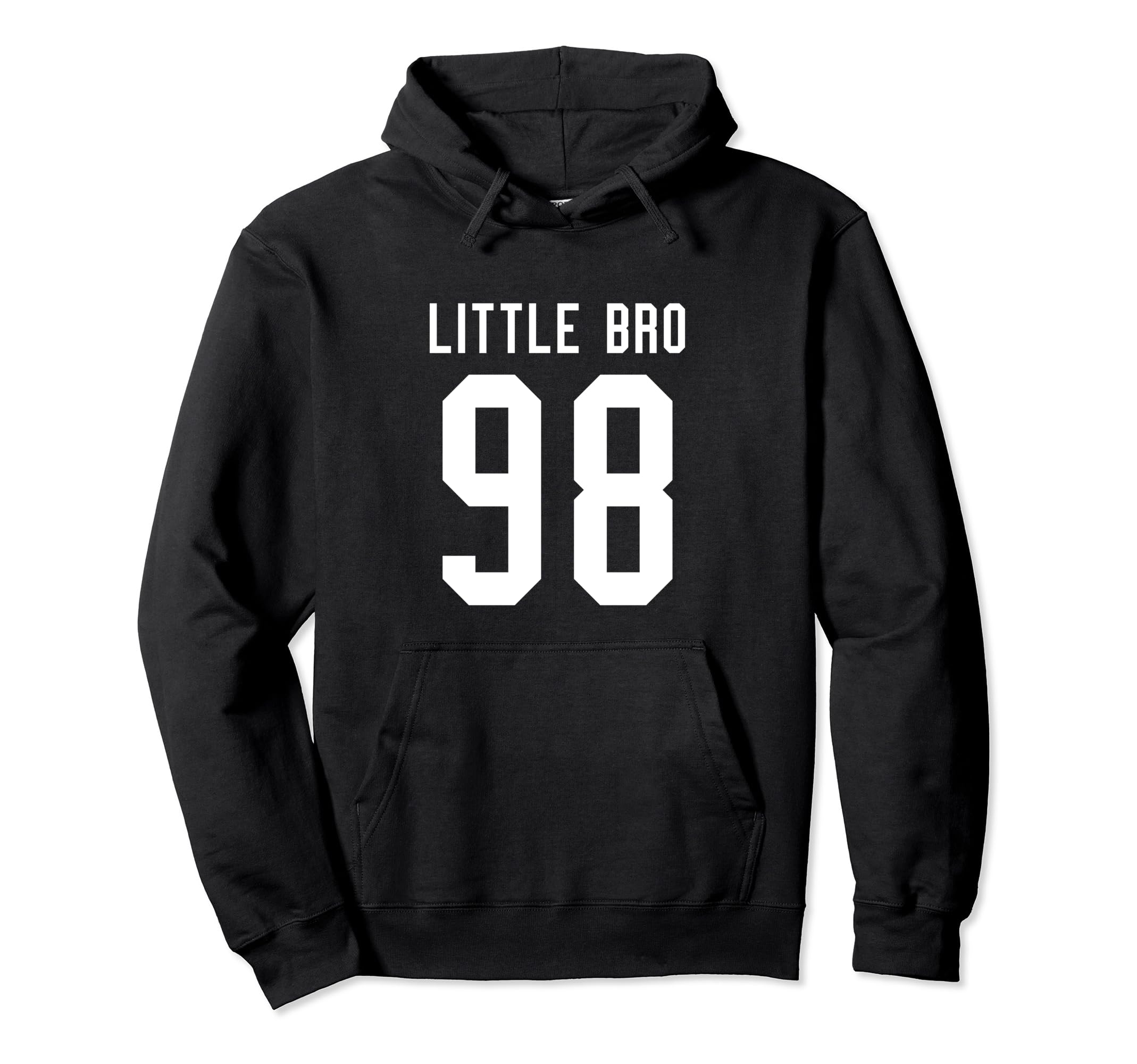 Number 98 Little Bro Biggest Fan Hoodie - Unique Graphic Men Women - T-Shirt, Sweatshirt, Hoodie