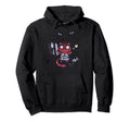 Kawaii Pastel Goth Art Cat Demon Hoodie - Novelty Apparel for Adults - T-Shirt, Sweatshirt, Hoodie