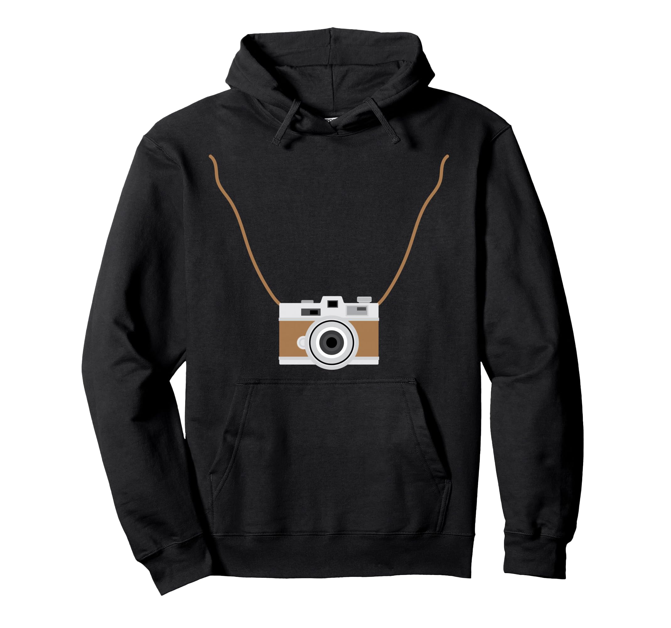 Photography Camera Necklace Hoodie - Streetwear Style Men Women - T-Shirt, Sweatshirt, Hoodie