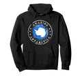 Varsity Antarctica Flag Hoodie - Trendy Graphic Unisex - T-Shirt, Sweatshirt, Hoodie