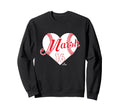 Baseball Heart Brandon Marsh Sweatshirt - Casual Everyday Wear for Adults - T-Shirt, Sweatshirt, Hoodie