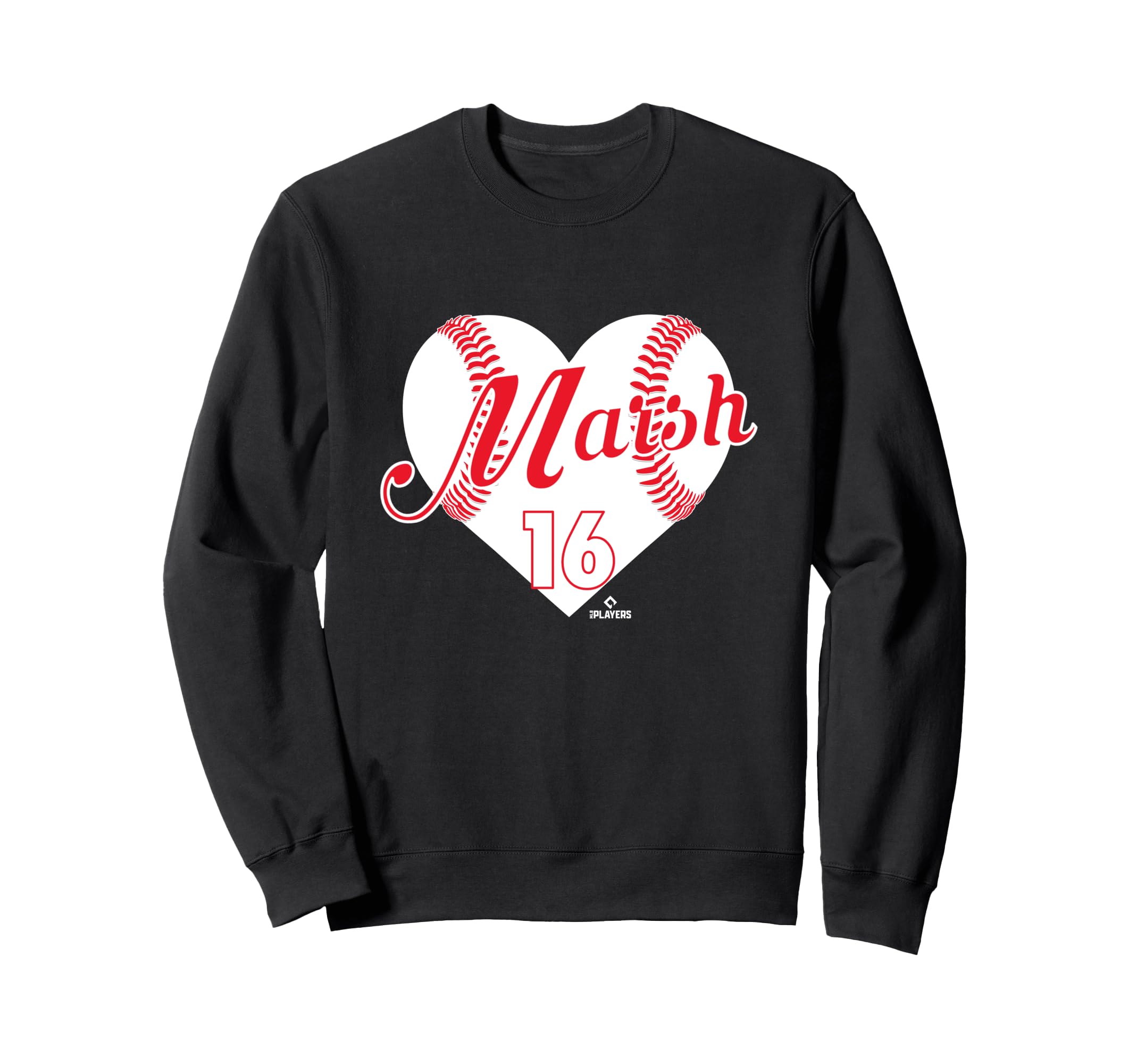 Baseball Heart Brandon Marsh Sweatshirt - Casual Everyday Wear for Adults - T-Shirt, Sweatshirt, Hoodie