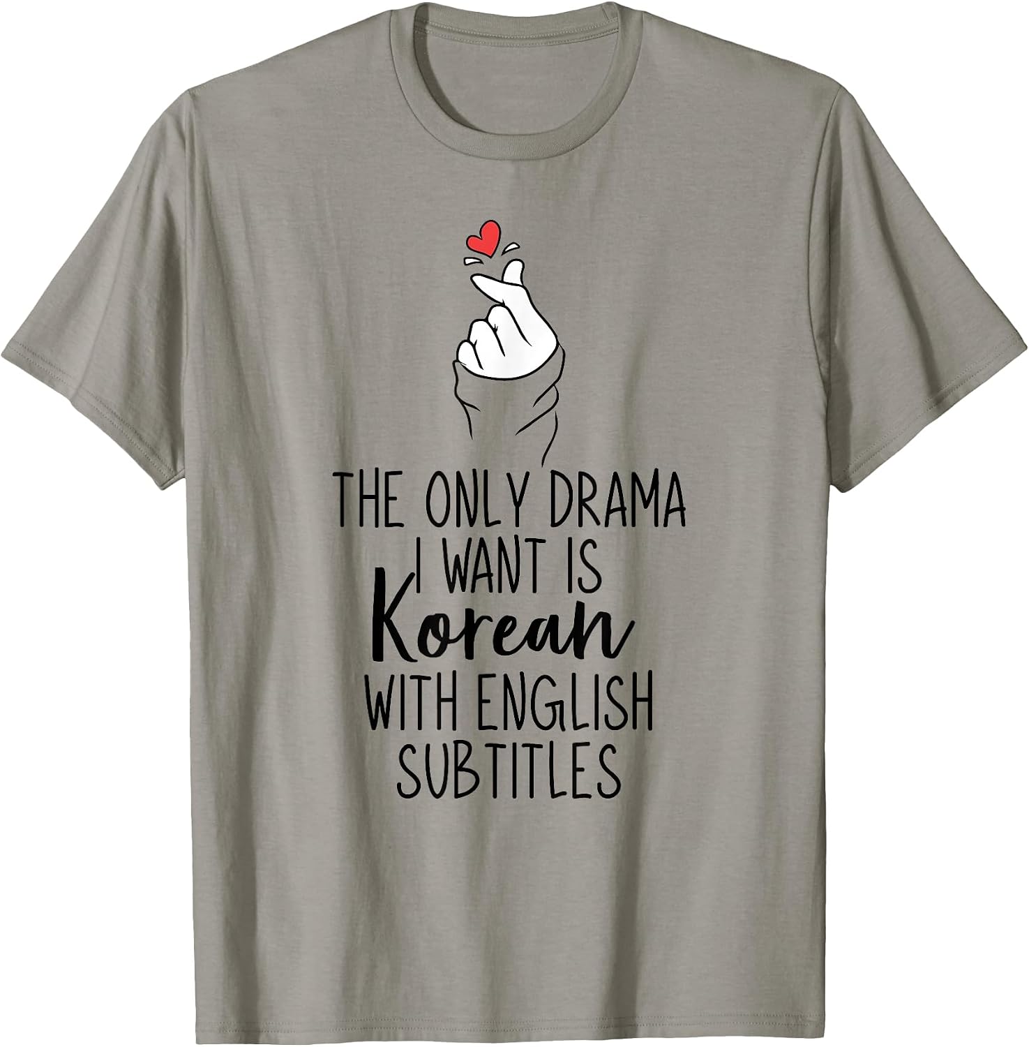 Funny K-Drama Design - Adult & Kids T-Shirts, Sweatshirts & Hoodies apparel design preview 1