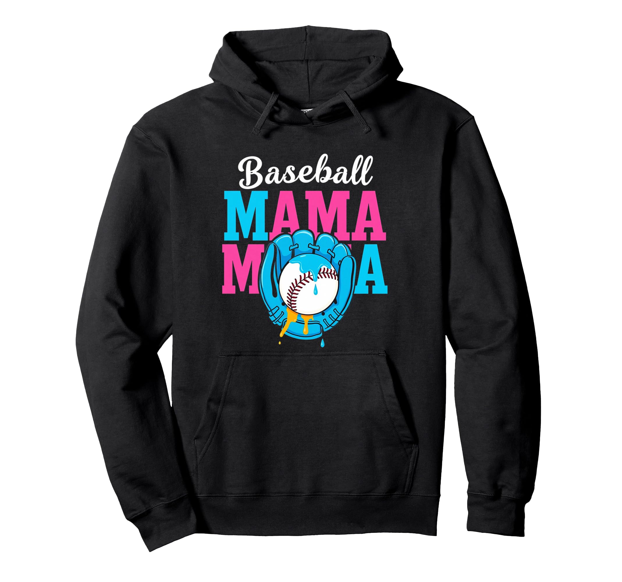 Baseball Mama Mothers Day Ice Creams Hoodie - Trendy Graphic Men Women - T-Shirt, Sweatshirt, Hoodie