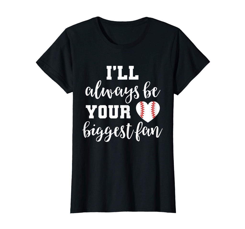 Biggest Fan Baseball Moms Softball T-Shirt - Fun Novelty Design for Adults - T-Shirt, Sweatshirt, Hoodie