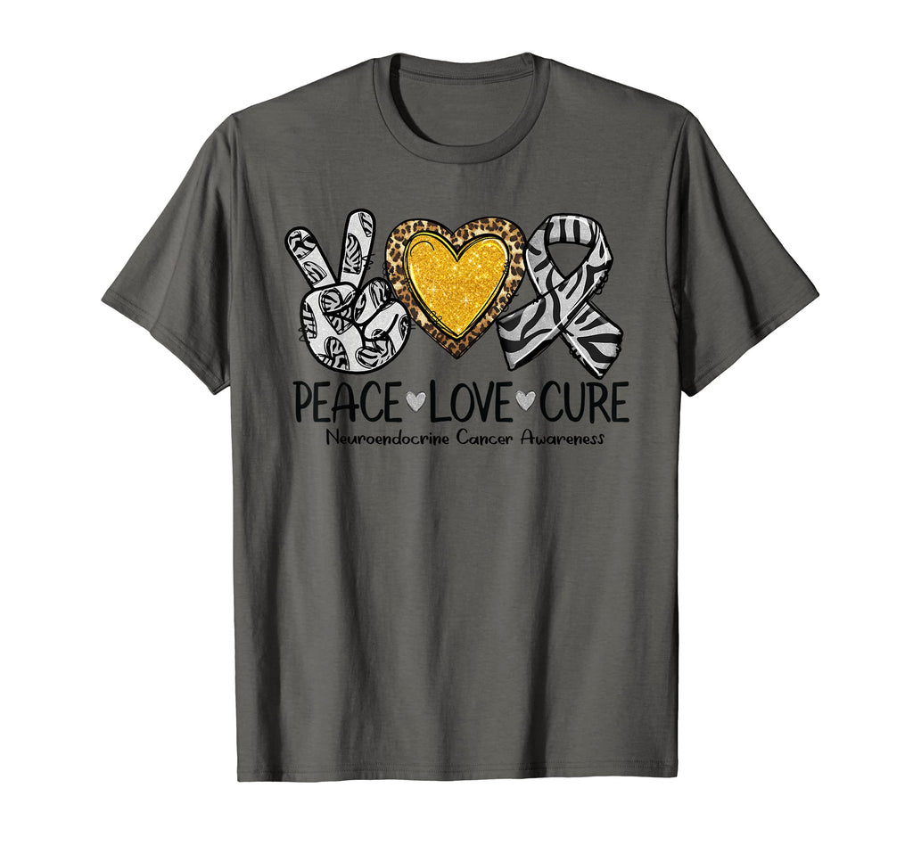 Neuroendocrine Cancer Awareness Peace T-Shirt - Trendy Graphic Men Women - T-Shirt, Sweatshirt, Hoodie