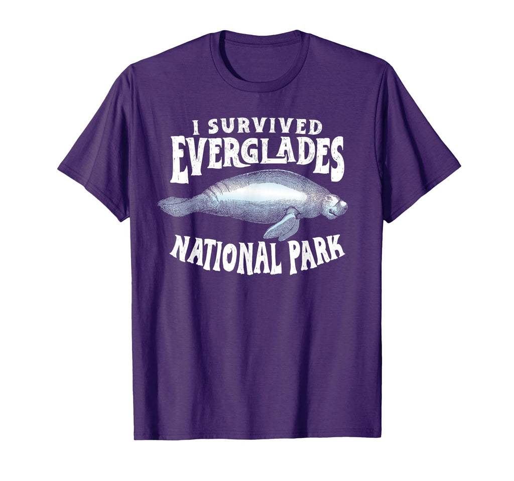 I Survived Everglades National Park T-Shirt - Minimalist Print for Adults - T-Shirt, Sweatshirt, Hoodie