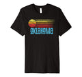 Oklahoma Distressed Sun T-Shirt - Minimalist Print Men Women - T-Shirt, Sweatshirt, Hoodie