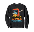 Arcade Games Machine Dabbing 70S Sweatshirt - Novelty Apparel for Adults - T-Shirt, Sweatshirt, Hoodie