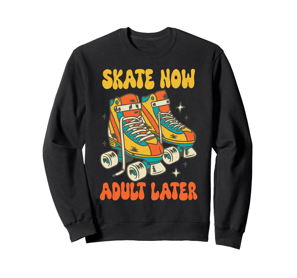 Roller Skating 70S 80S Roller Skates Sweatshirt - Graphic Print Men Women - T-Shirt, Sweatshirt, Hoodie