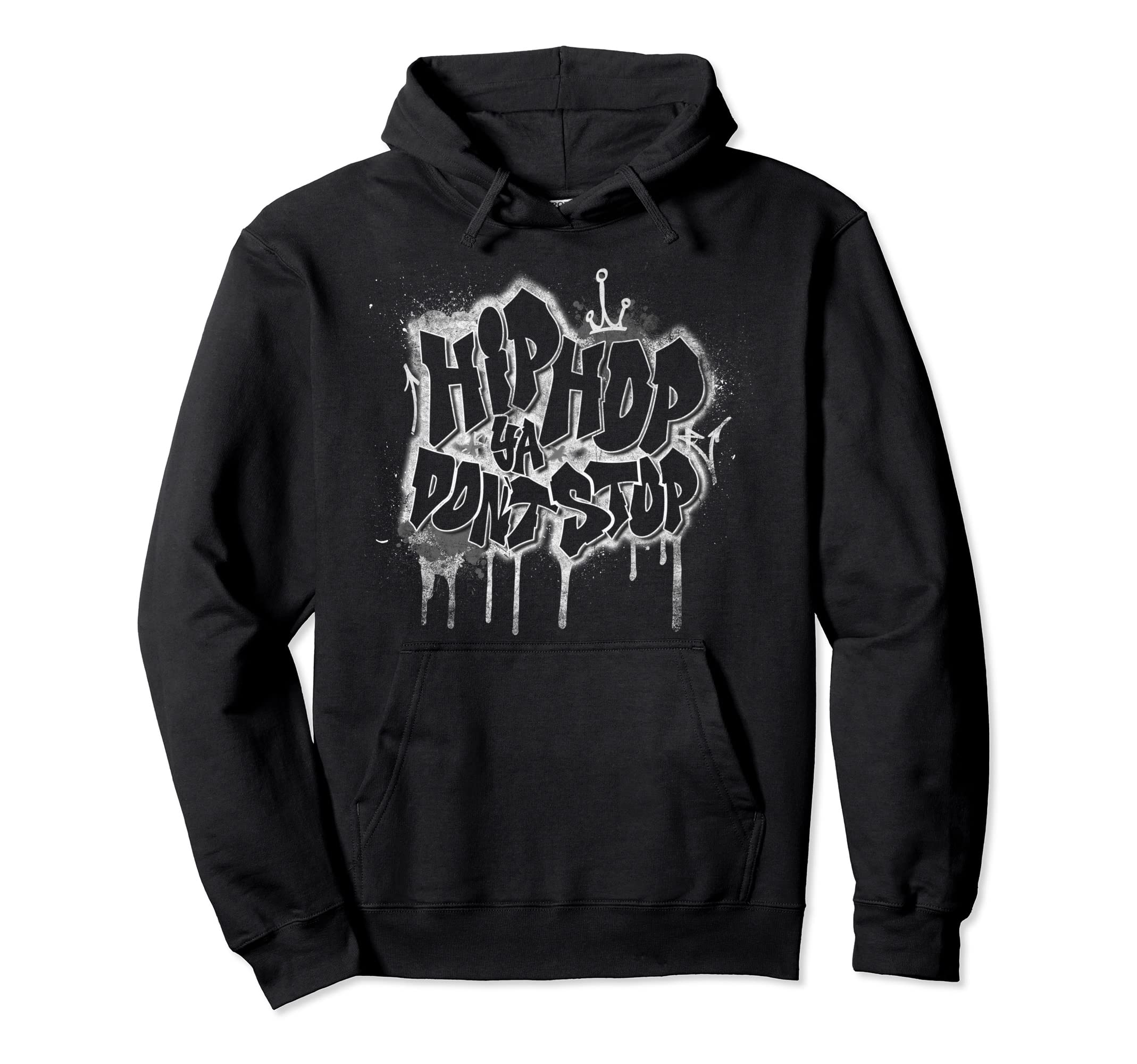 Hip Hop Ya Dont Stop Old School 80S 90S Hoodie - Aesthetic Graphic Unisex - T-Shirt, Sweatshirt, Hoodie
