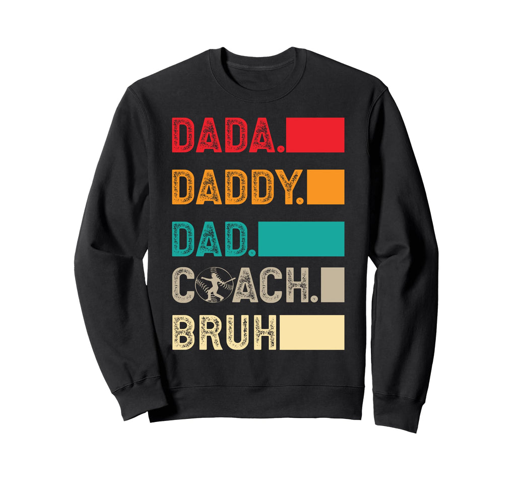 Baseball Dad Sweatshirt - Aesthetic Graphic Men Women - T-Shirt, Sweatshirt, Hoodie